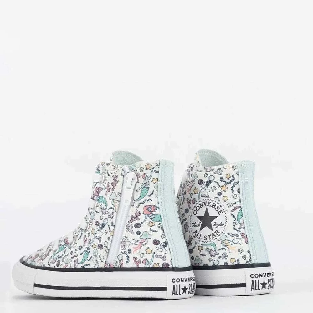 Tenis Infantil Converse Ck10530001 Multicores/Branco/Preto 4