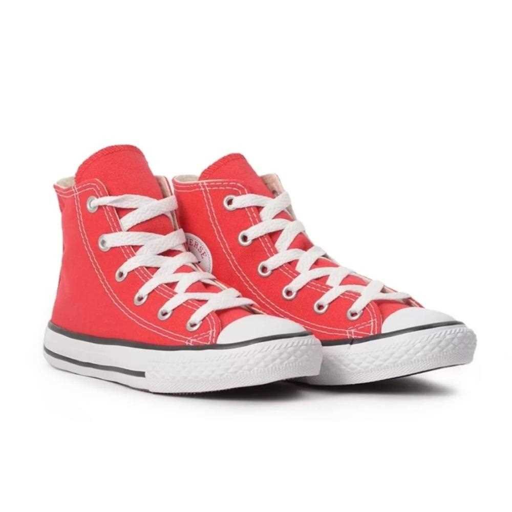 Tenis Infantil Converse Ck00030004 Ct Hi   Vermelho/Preto/Branco 2