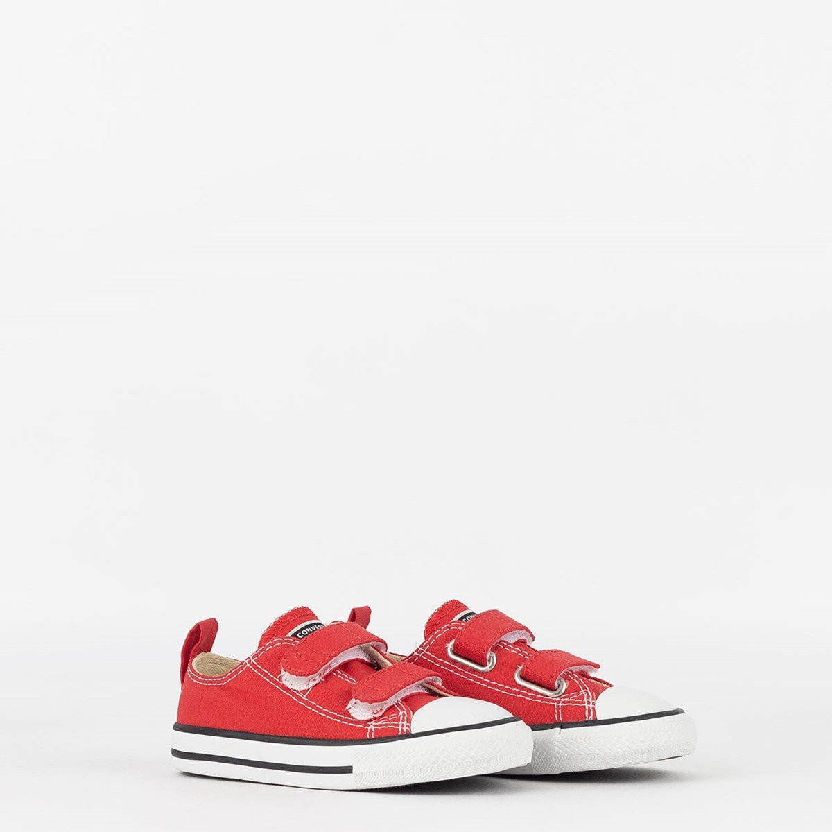 Tenis Infantil Converse Ck10410004 Ct Low   Vermelho/Preto/Branco 3