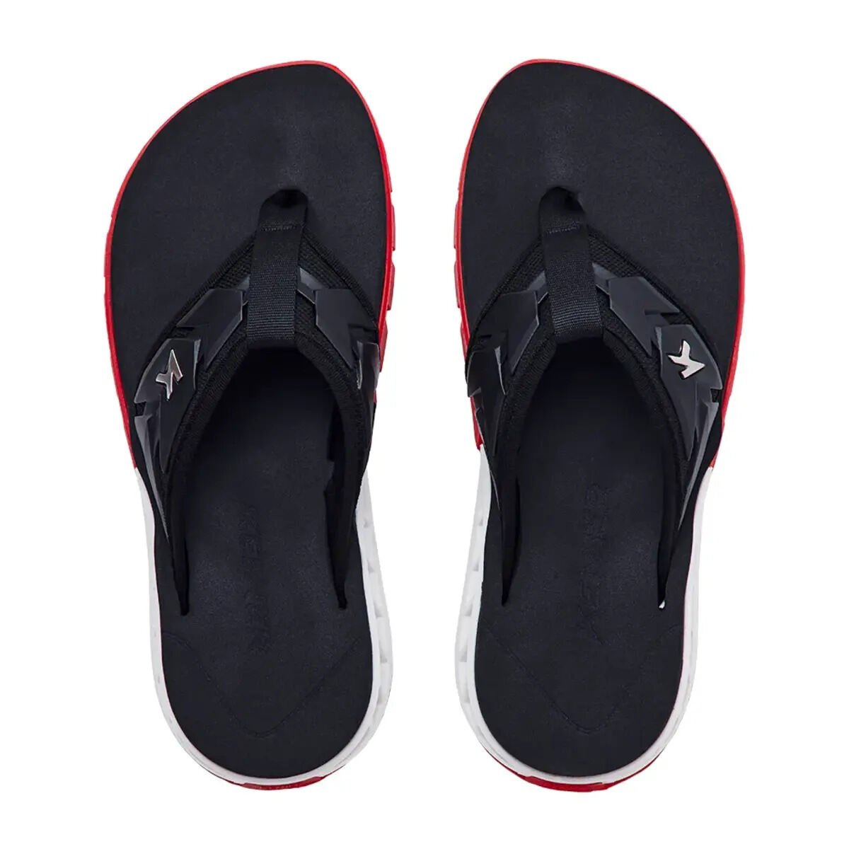 Chinelo Kenner Dlm-08 Rakka   Preto/Vermelho/Branco 2