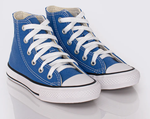 Tênis Infantil Converse Ct Hi Ck04280044 Azul/Branco/Preto 2