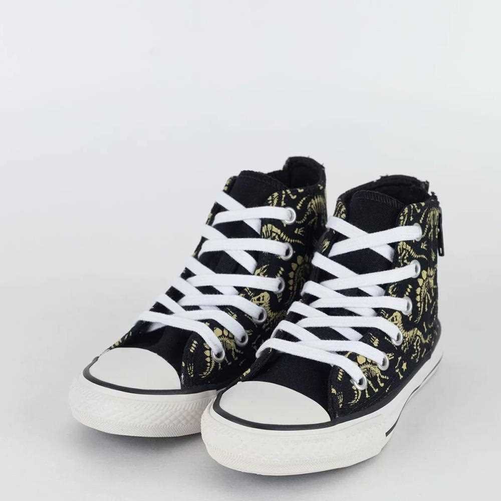 Tenis Infantil Converse Ck10730001  Preto/Branco/Off White 5