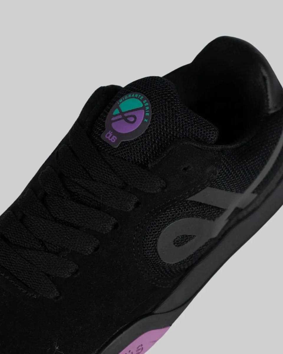 Tenis Ous 350044-3 Imigrante Serie X   Preto/Roxo 3
