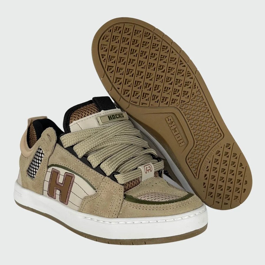 Tenis Hocks 190.004.010 Bold Buck Bege/Branco 1