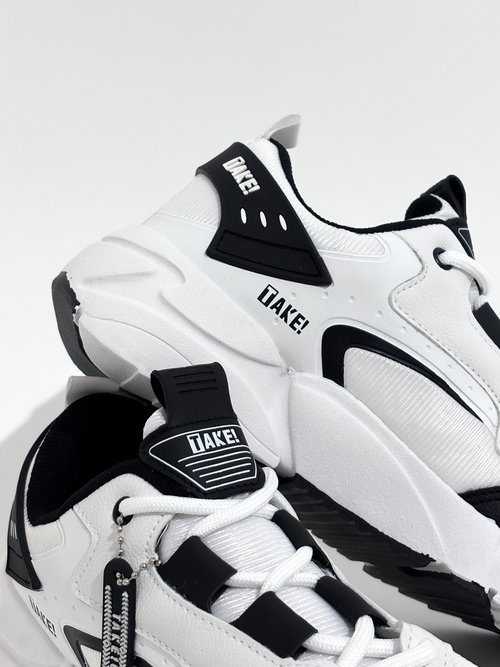Tênis Take The Moment Tkshoes12  Branco/Preto 2