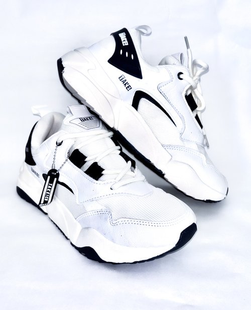 Tênis Take The Moment Tkshoes12  Branco/Preto 3