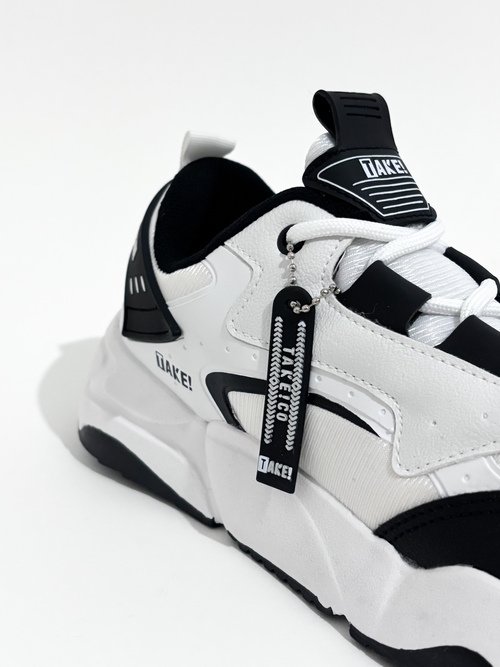 Tênis Take The Moment Tkshoes12  Branco/Preto 6