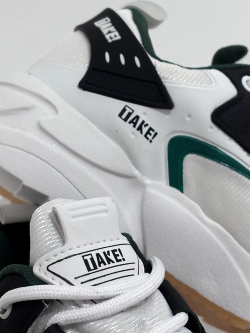 Tênis Take The Moment Tkshoes16  Branco/Verde/Preto 2