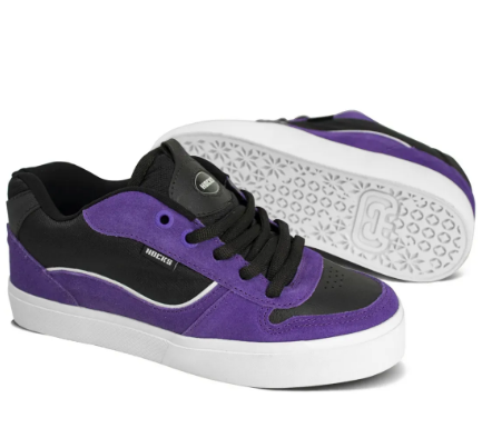 Tênis Hocks Puff Noturno 310.002.027  Roxo/Preto/Branco 2
