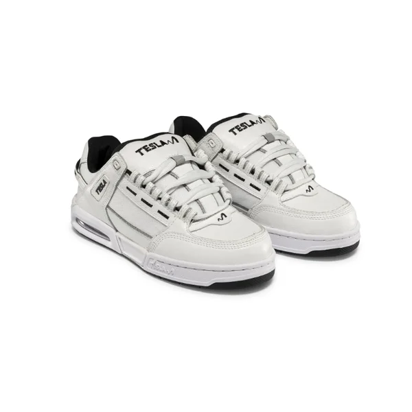 Tênis Tesla Coil Delux 2401-02   Branco/Preto 2