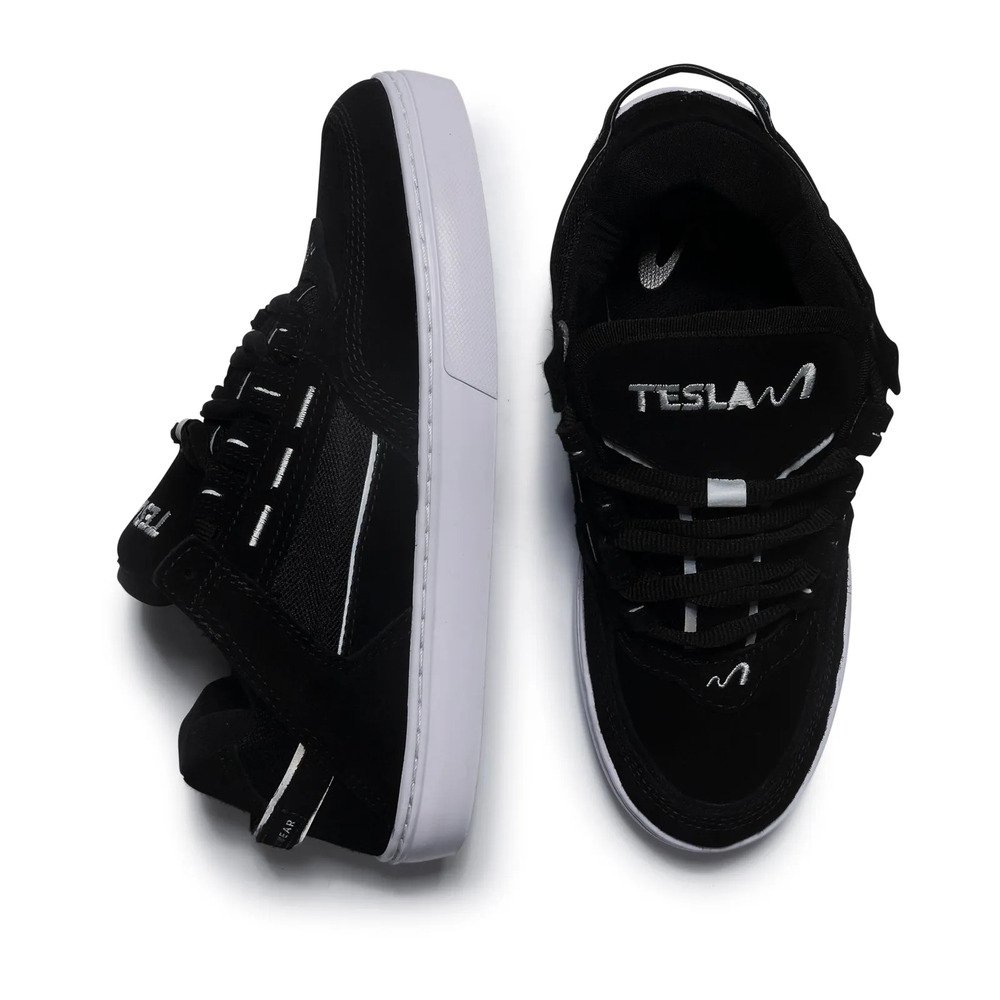 Tênis Tesla Coil Reflect 1901-06  Preto/Branco/Refletivo 2