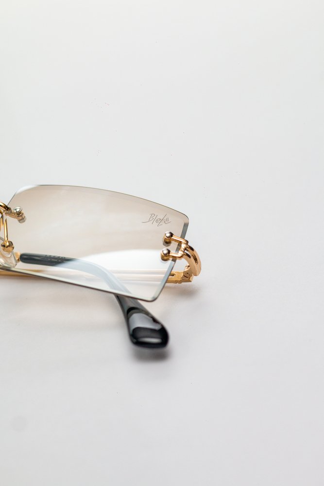 Óculos Take X Biel Tkos591b  Transparente/Dourado/Preto 2