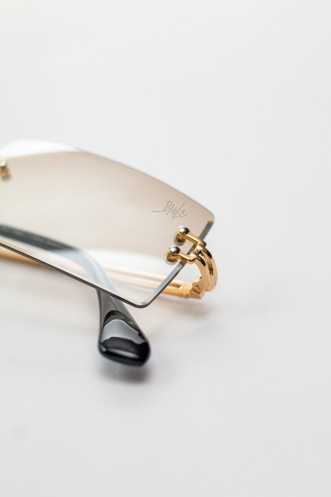 Óculos Take X Biel Tkos591b  Transparente/Dourado/Preto 8