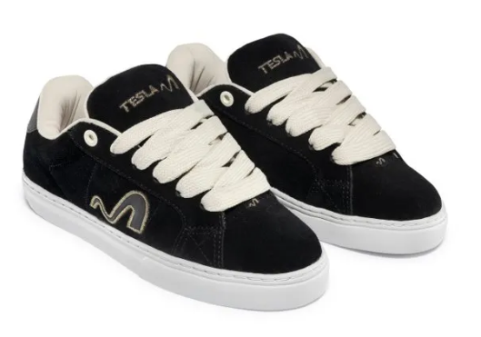 Tênis Tesla Hertz 2101-25  Preto/Off White/Marrom 2