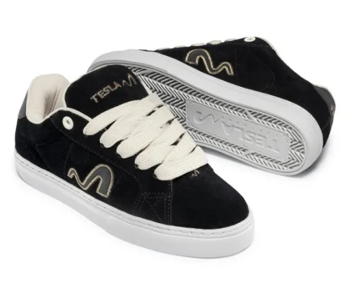 Tênis Tesla Hertz 2101-25  Preto/Off White/Marrom 3