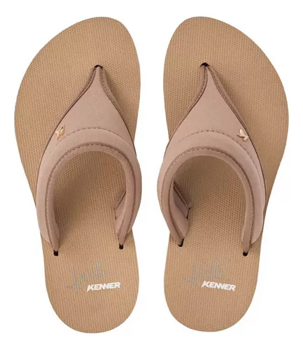 Chinelo Kenner Kyra From Rio Anitta 1000071301-5   Bege/Branco/Dourado 2