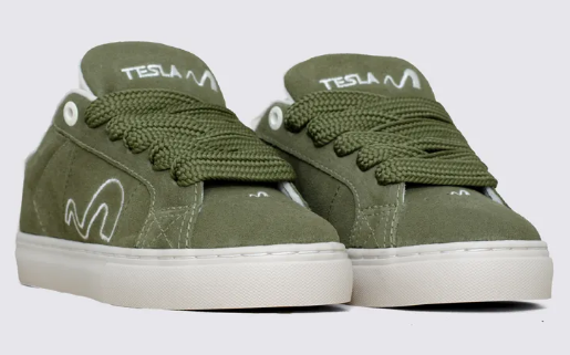 Tênis Tesla Hertz 2101-28  Verde/Off White/Branco 2