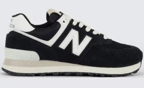 Tênis New Balance U574tr2 574V2  Preto/Branco/Bege 1