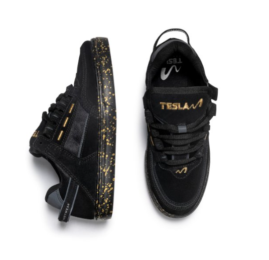 Tênis Tesla Coil Black 1901-53  Preto/Dourado 3