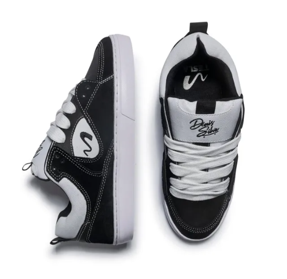 Tênis Tesla Fusion 2001-09 Preto/Branco 3