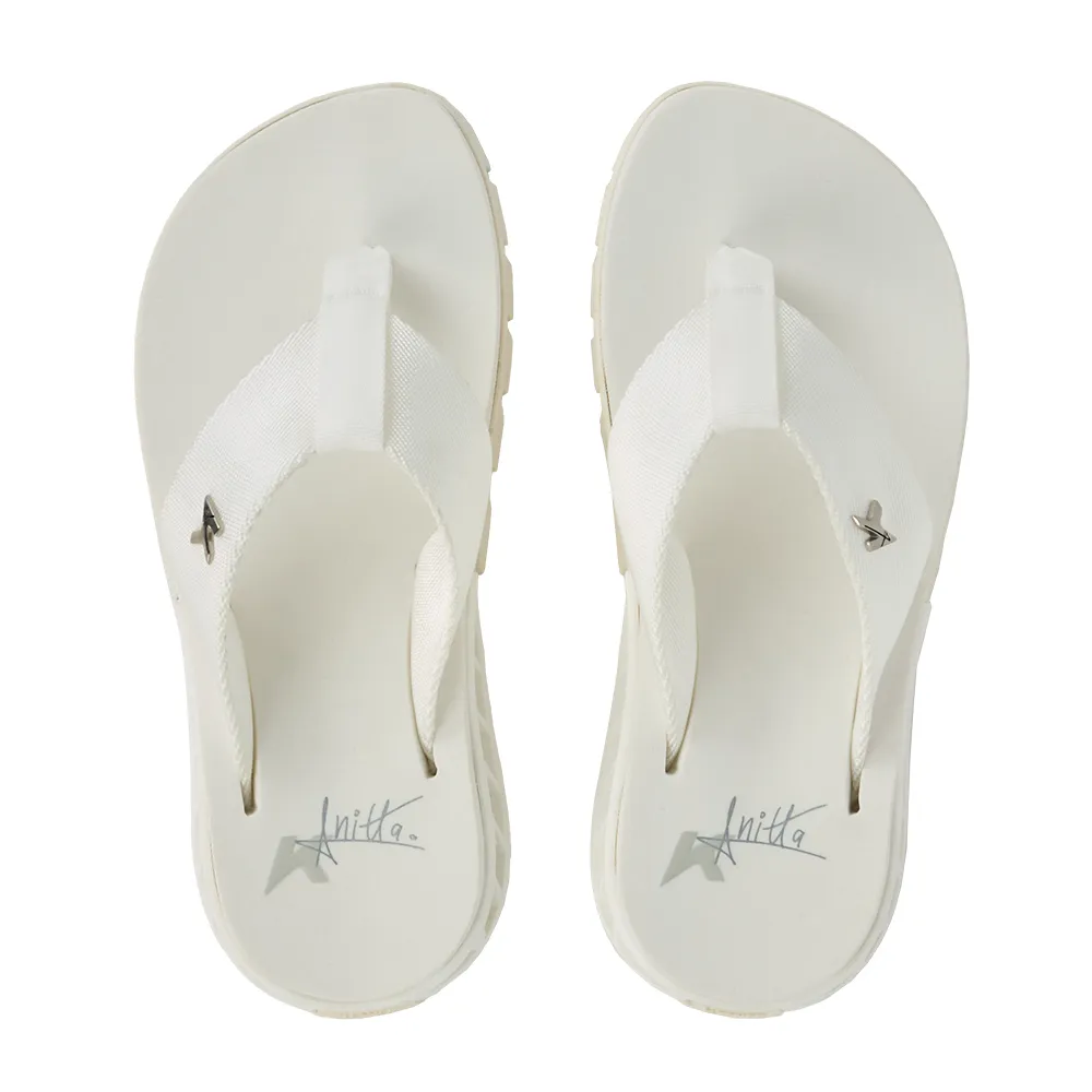 Chinelo Kenner Rakka Anitta 1900022102-2 Off White/Prata 2