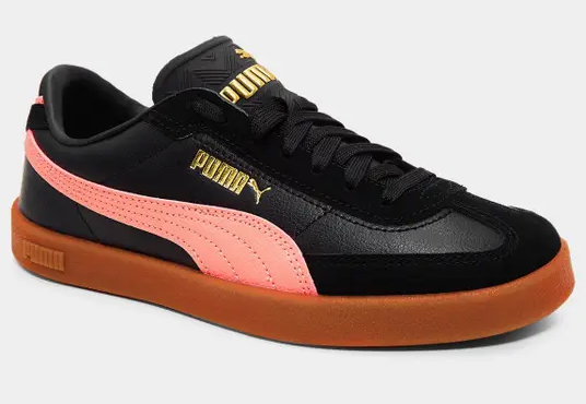 Tênis Puma Zapatillas Club Ii Era 401001 25  Preto/Rosa/Marrom 2