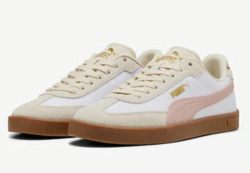 Tênis Puma Zapatillas Club Ii 401001 23  Bege/Rosa/Caramelo 2