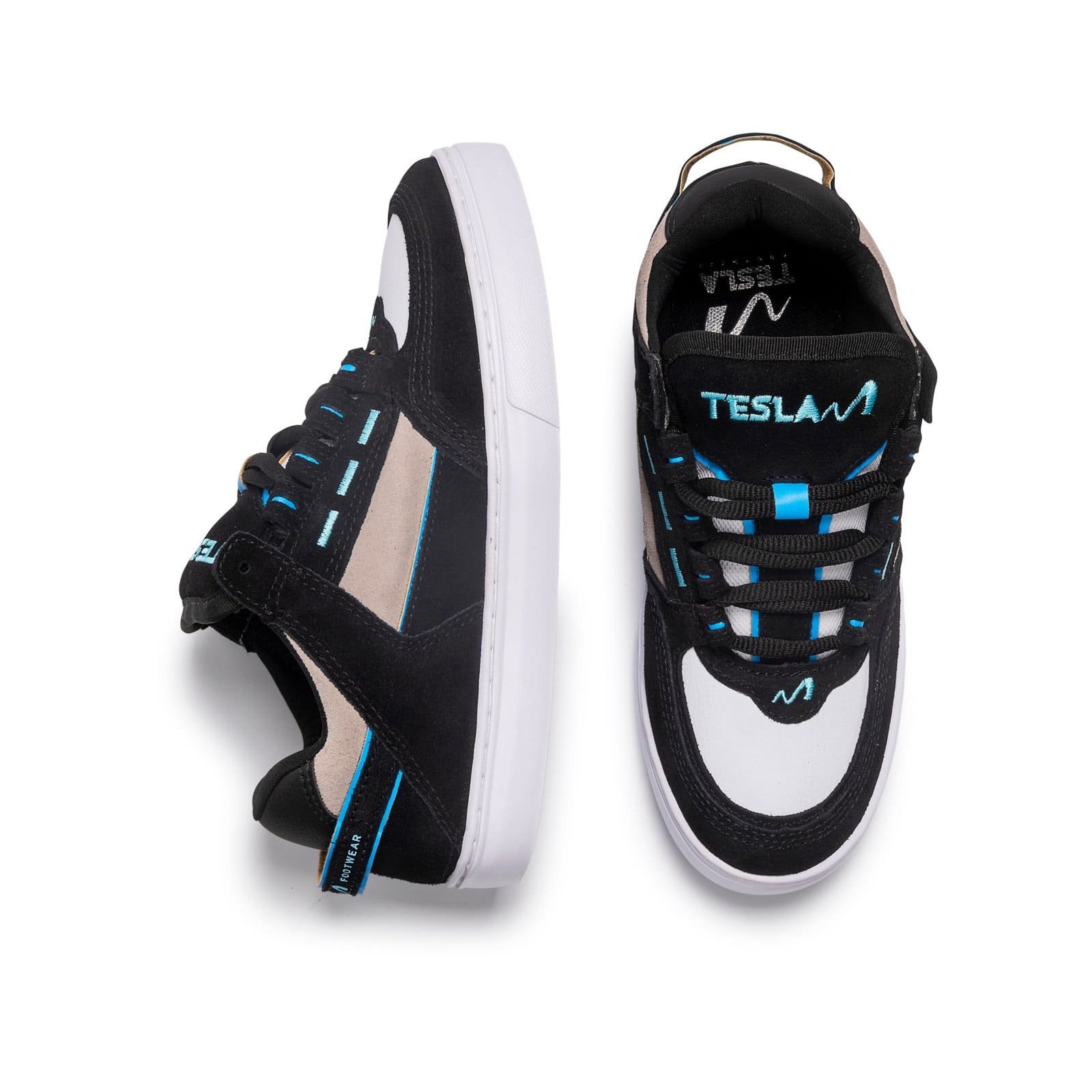 Tênis Tesla Coil 1901-59  Preto/Branco/Azul 4