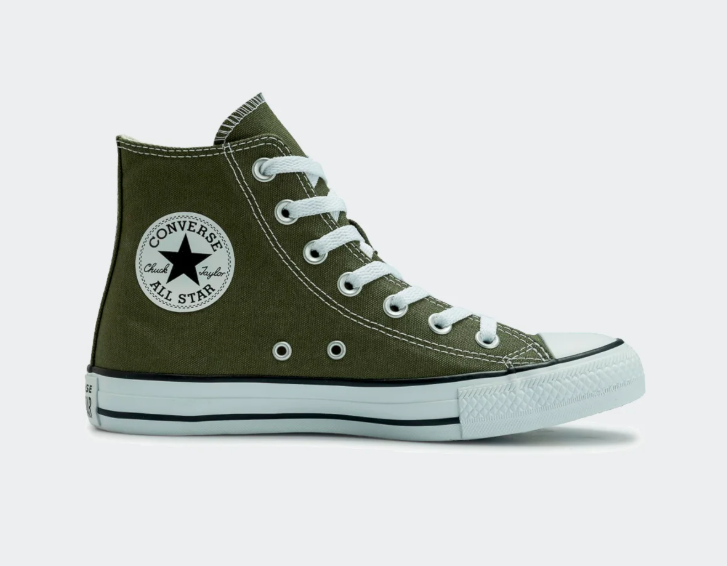 Cor Verde Musgo/Preto/Branco