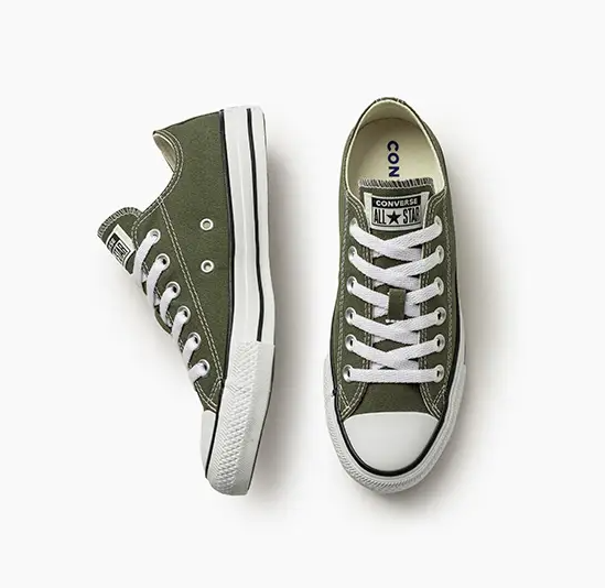 Tênis Converse Ct Low Ct04200003  Verde Musgo/Preto/Branco 2