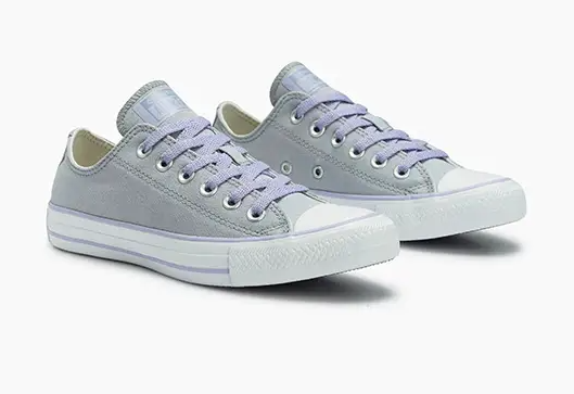 Tênis Converse Ct Low Ct30140002 Cinza/Lilás/Branco 2