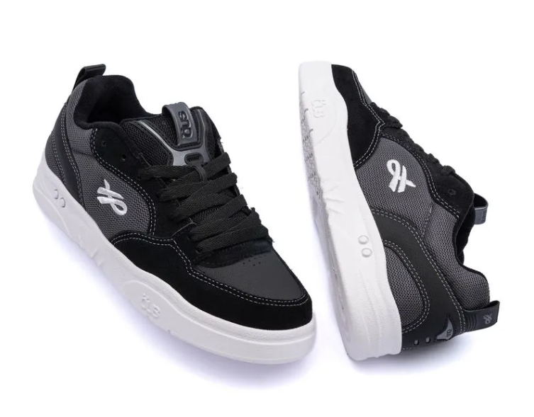 TENIS OUS FLUENTE PTO/CINZ/BCO Preto/Cinza/Branco 2