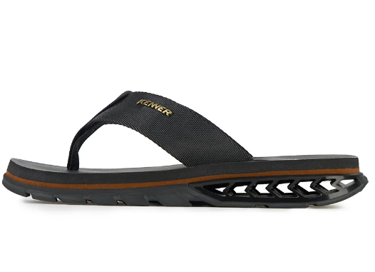 CHINELO KENNER EDIÇÃO ESPECIAL RAKKA 1900062101-1 Preto/Marrom/Dourado 3