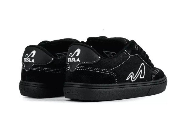 TESLA TENIS FLOW  PRETO/PRETO Preto/Branco 3