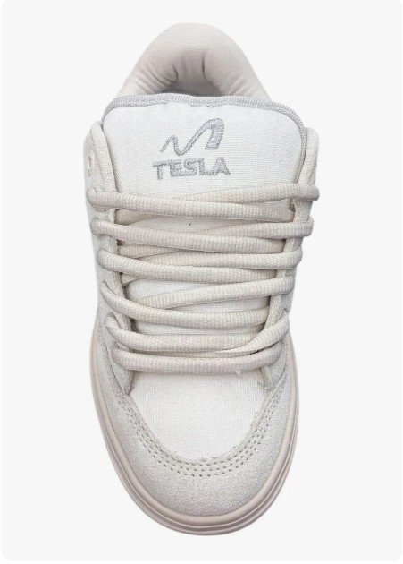 TESLA TENIS FLOW OFF WHITE  Branco 3