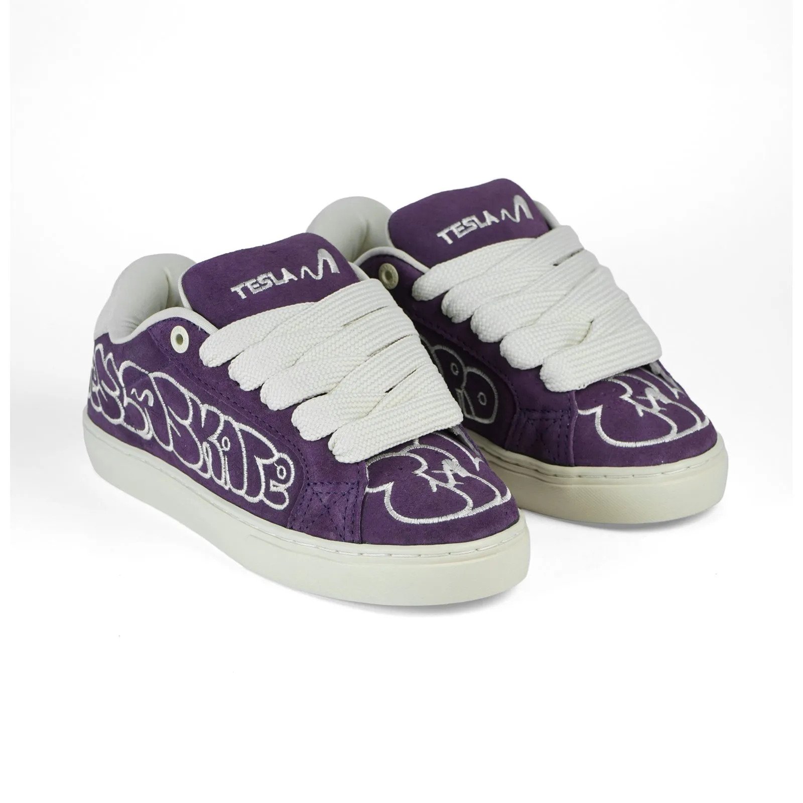 Tênis Tesla Hertz Purple Art 2101-54 HERTZ Branco/Roxo 2