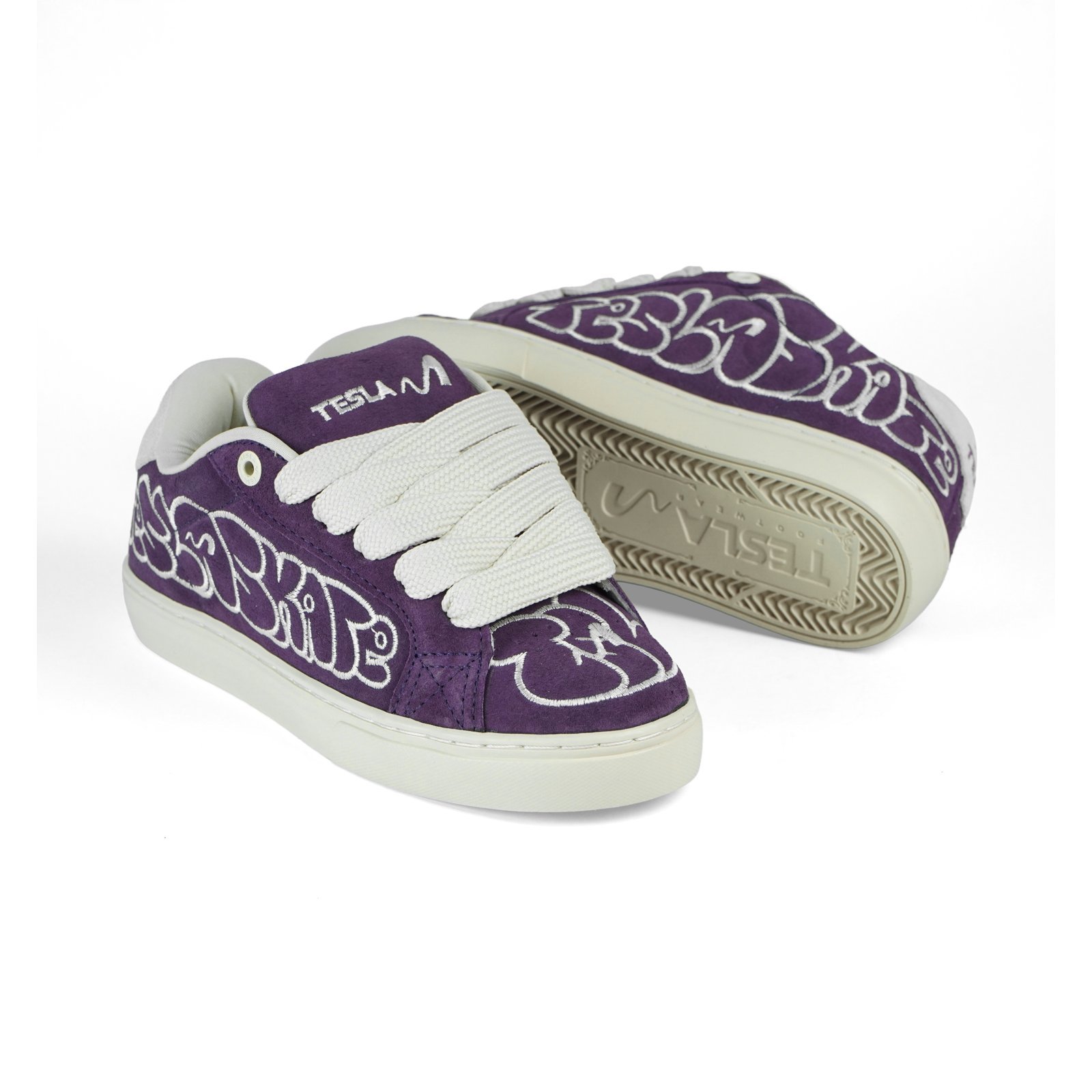 Tênis Tesla Hertz Purple Art 2101-54 HERTZ Branco/Roxo 5