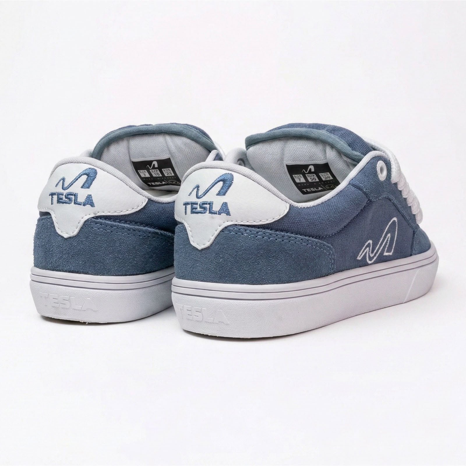 TESLA TENIS AD 2502-19 FLOW XL DENIM Azul/Branco 4