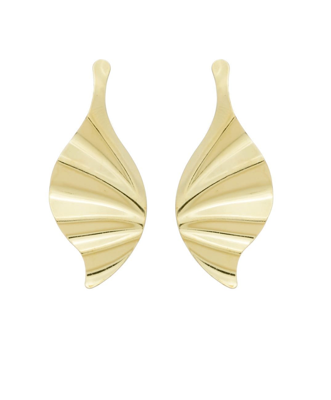 Brinco Asa Banhado a Ouro 18k Dourado 1