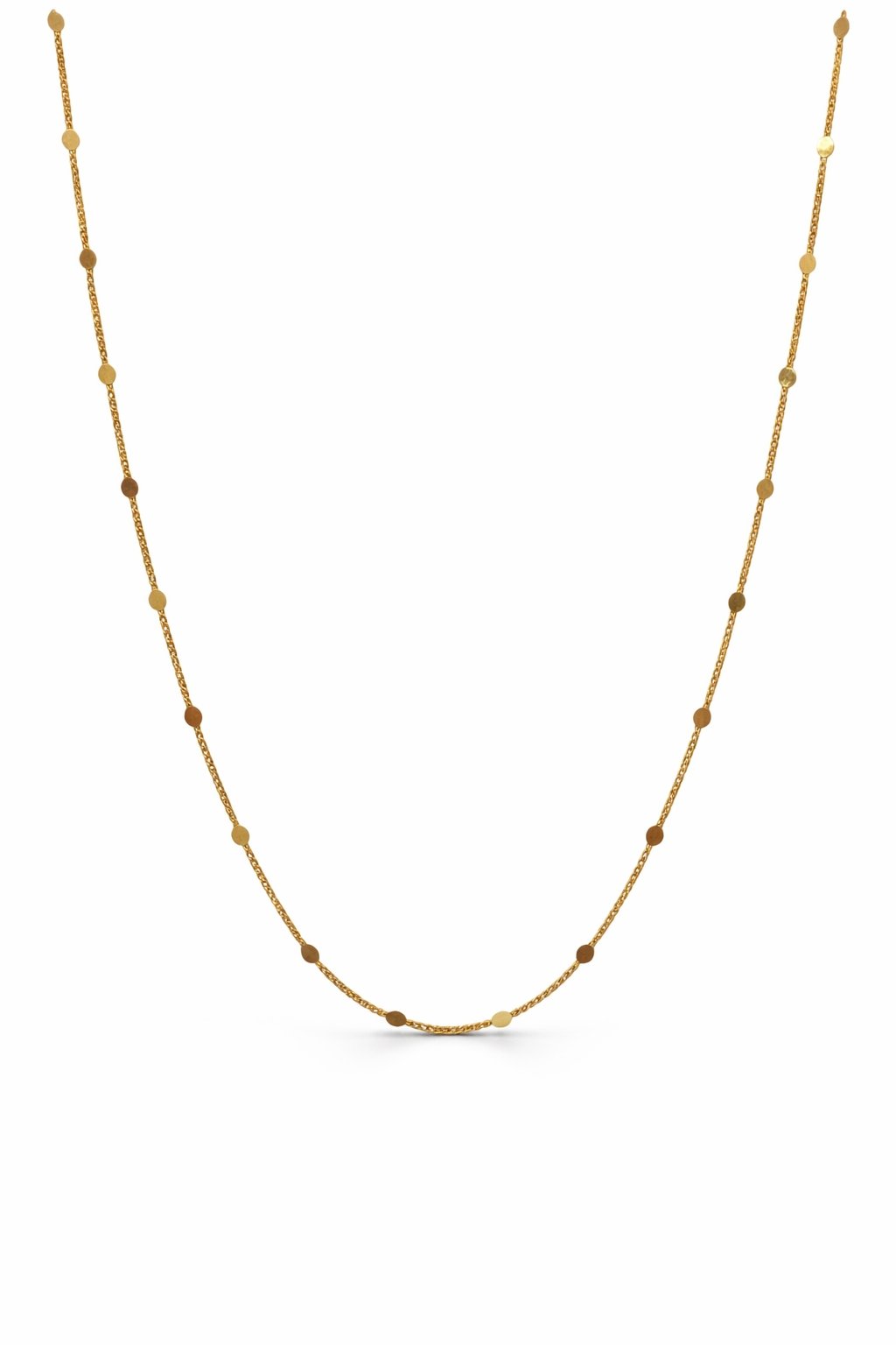 Choker Mini Medalhas Lisas Banhada a Ouro 18k