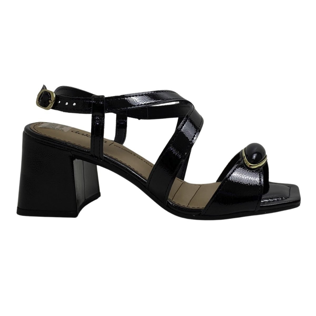 Sandália Casual Dakota Salto Bloco Feminina Y9753 Preto