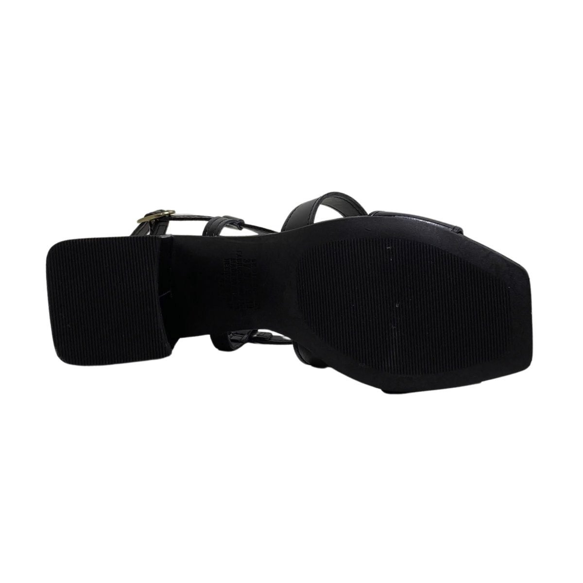 Sandália Casual Dakota Salto Bloco Feminina Y9753 Preto Preto 6