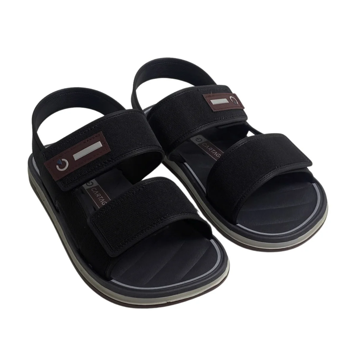 Papete Malaga Cartago Masculino 12477 Preto Preto 4