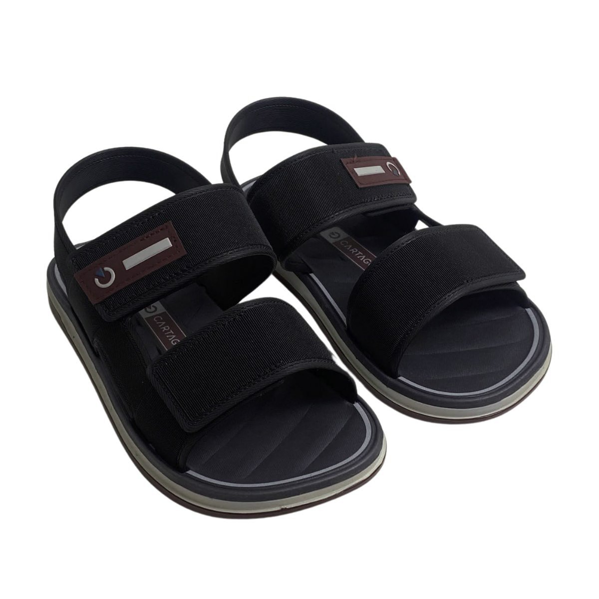 Papete Malaga Cartago Masculino 12477 Preto Preto 4
