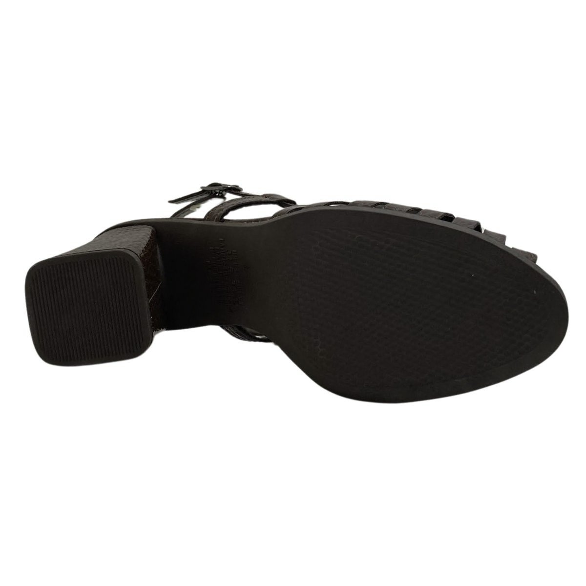 Sandália Casual Mississipi Salto Bloco Feminina MF241 Marrom Marrom 6