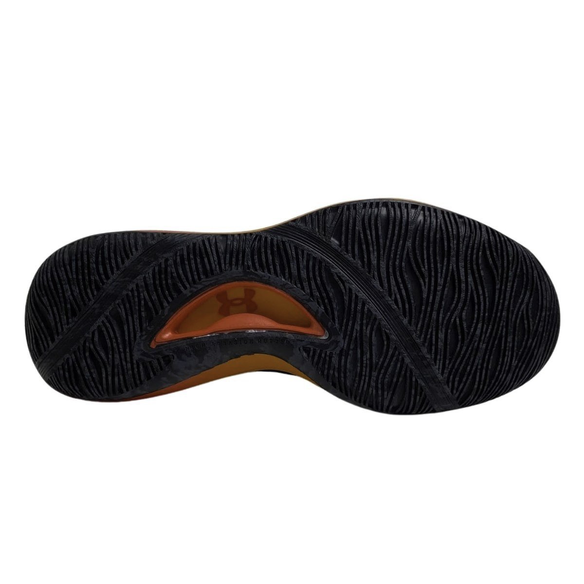 Tênis Masculino Under Armour Hooper 6009909M Preto Preto/Laranja 6