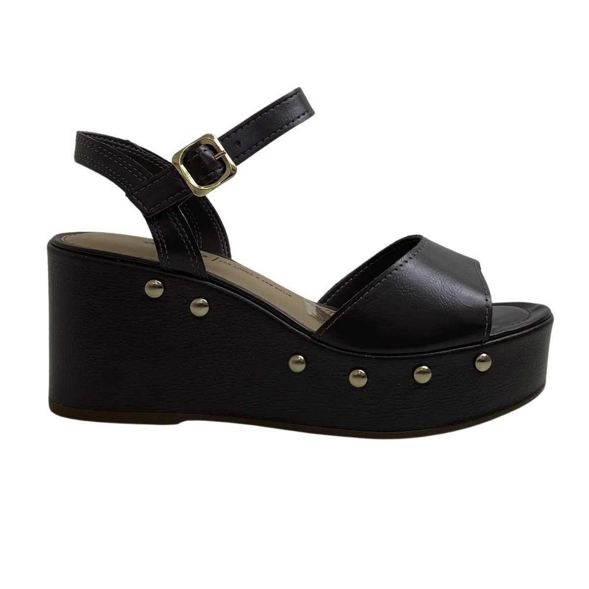 Sandália Casual Dakota Anabela Feminina Y9542 Marrom