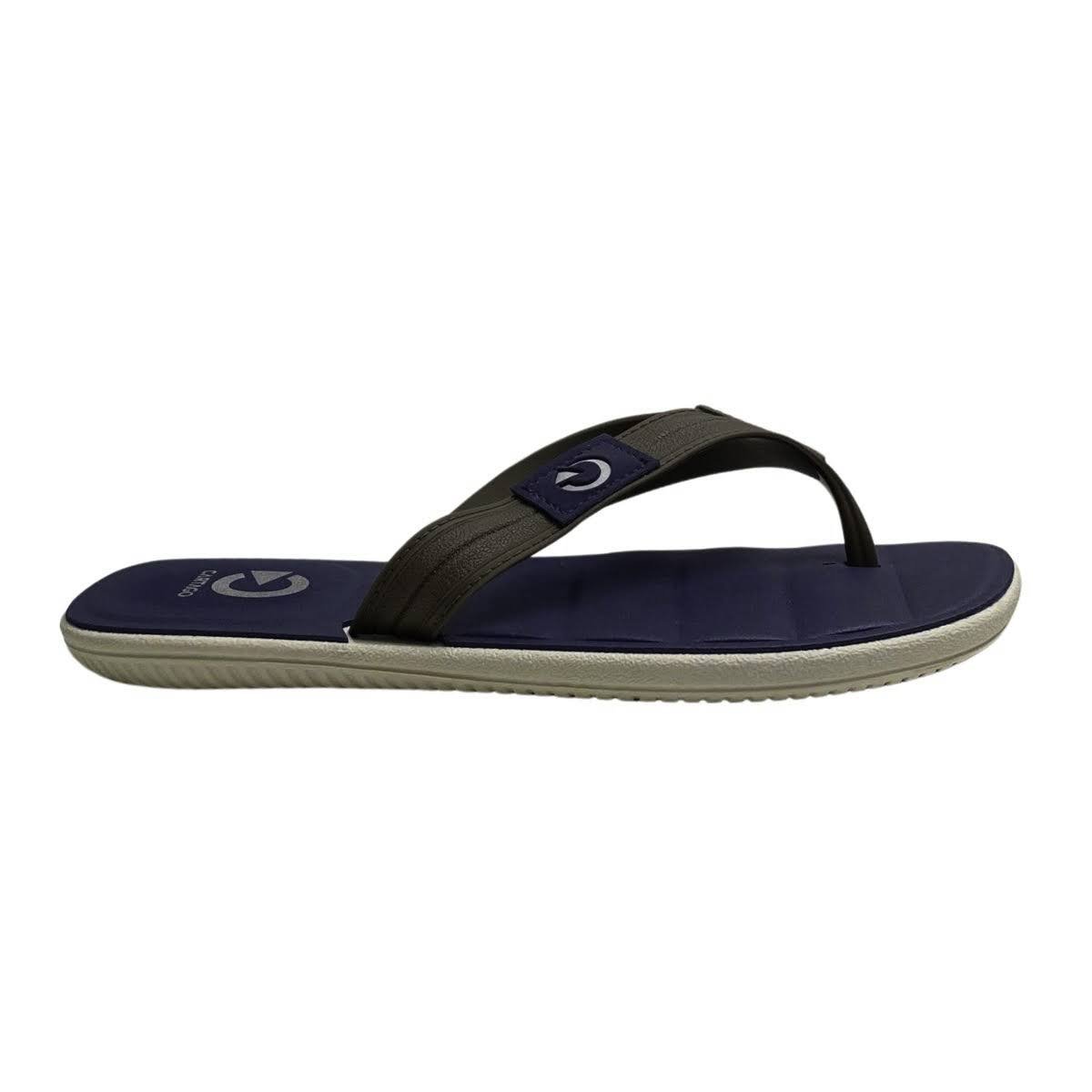 Chinelo Cartago Masculino 12516 Marinho Marrom 2