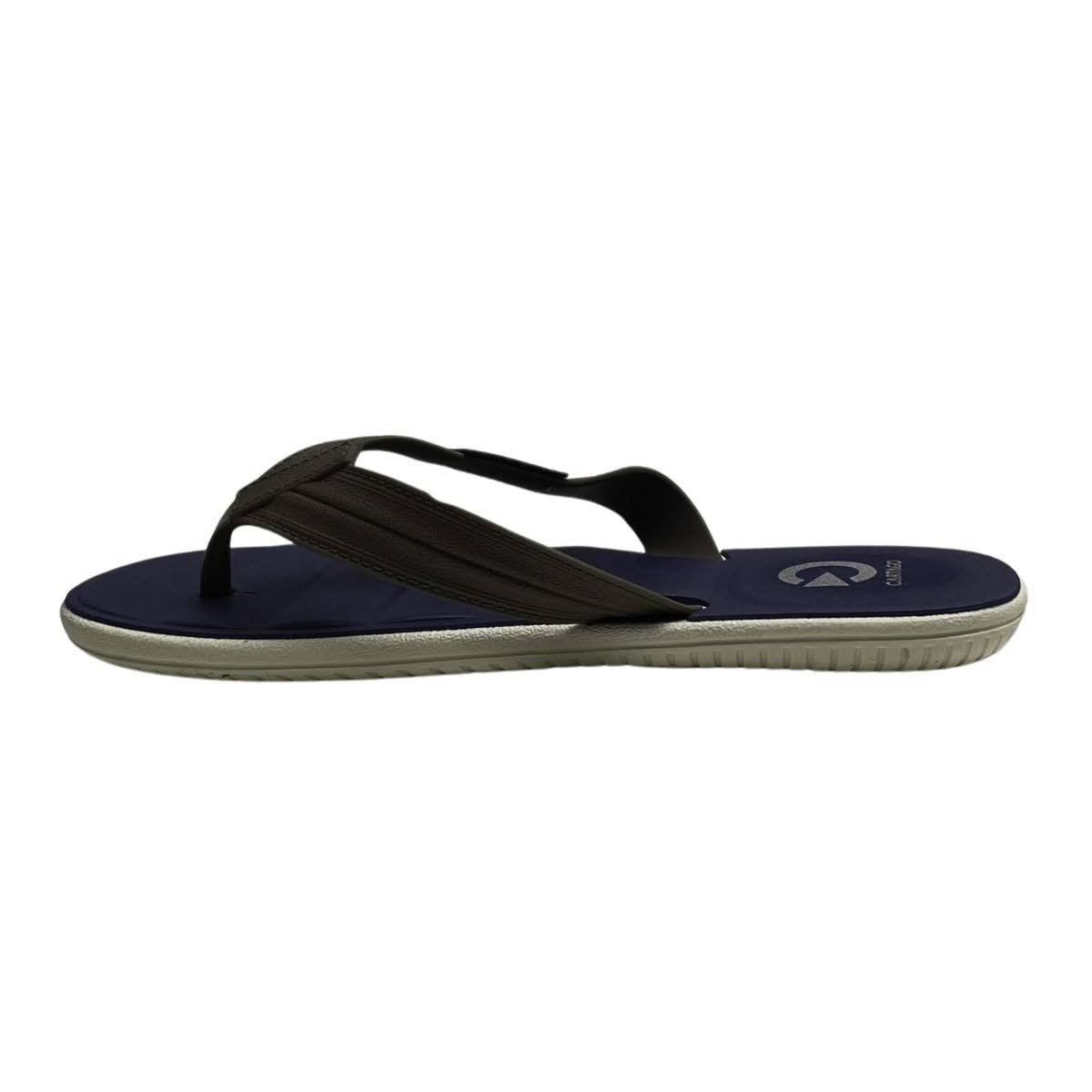 Chinelo Cartago Masculino 12516 Marinho Marrom 4