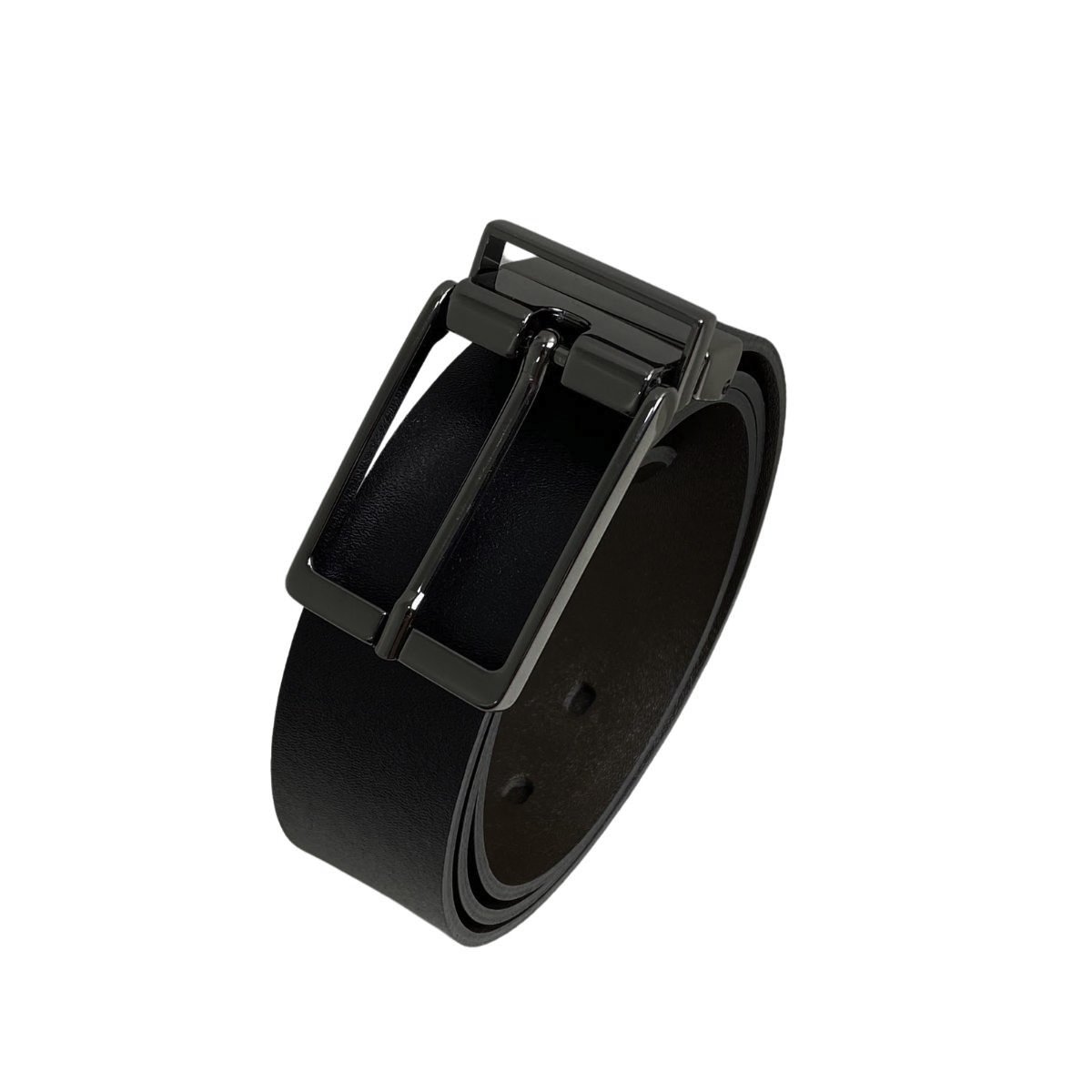 Cinto Couro Dupla Face Masculino FM079 Preto